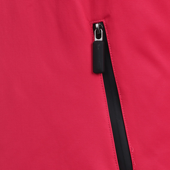 Unisex μπουφάν με κουκούλα και επωνυμία, κόκκινο Guess 280721 4