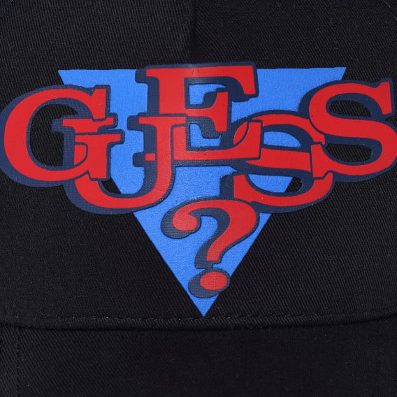 Καπέλο με το λογότυπο της μάρκας, για αγόρια, μαύρο Guess 280775 3