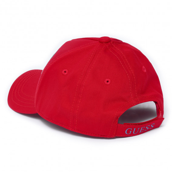 Καπέλο με λογότυπο της μάρκας, για αγόρια, κόκκινο Guess 280777 2