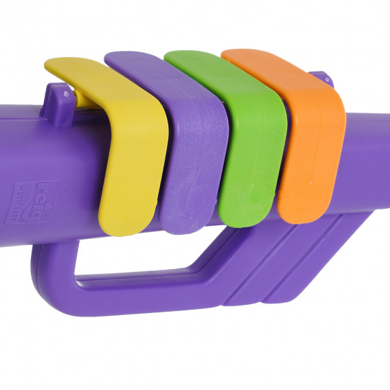 Παιδική τρομπέτα με 4 νότες, σε μοβ χρώμα Claudio Reig 281326 2