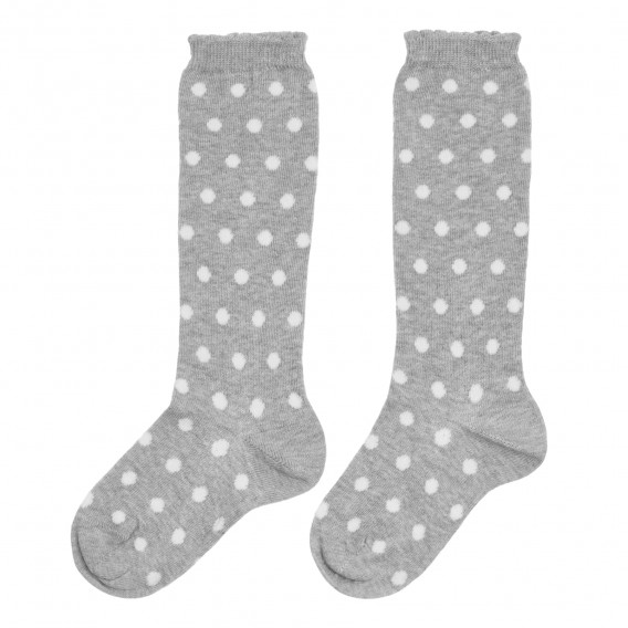 Σετ από δύο ζευγάρια κάλτσες για ένα κορίτσι γκρι Chicco 281422 2