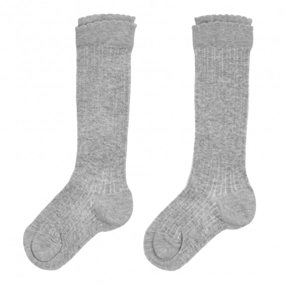 Σετ από δύο ζευγάρια κάλτσες για ένα κορίτσι γκρι Chicco 281423 3