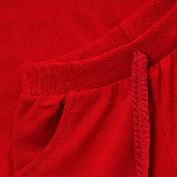 Σετ φούτερ δύο κομματιών με αθλητικό παντελόνι, με κόκκινο χρώμα Acar 282084 10