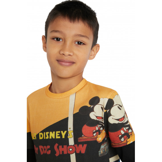 Μπλούζα μακρυμάνικη Mickey Mouse, πολύχρωμη DESIGUAL 282325 4