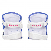 Σετ προστατευτικών για γόνατα, αγκώνες και καρπούς μεγέθους S, μπλε Amaya 282873 5