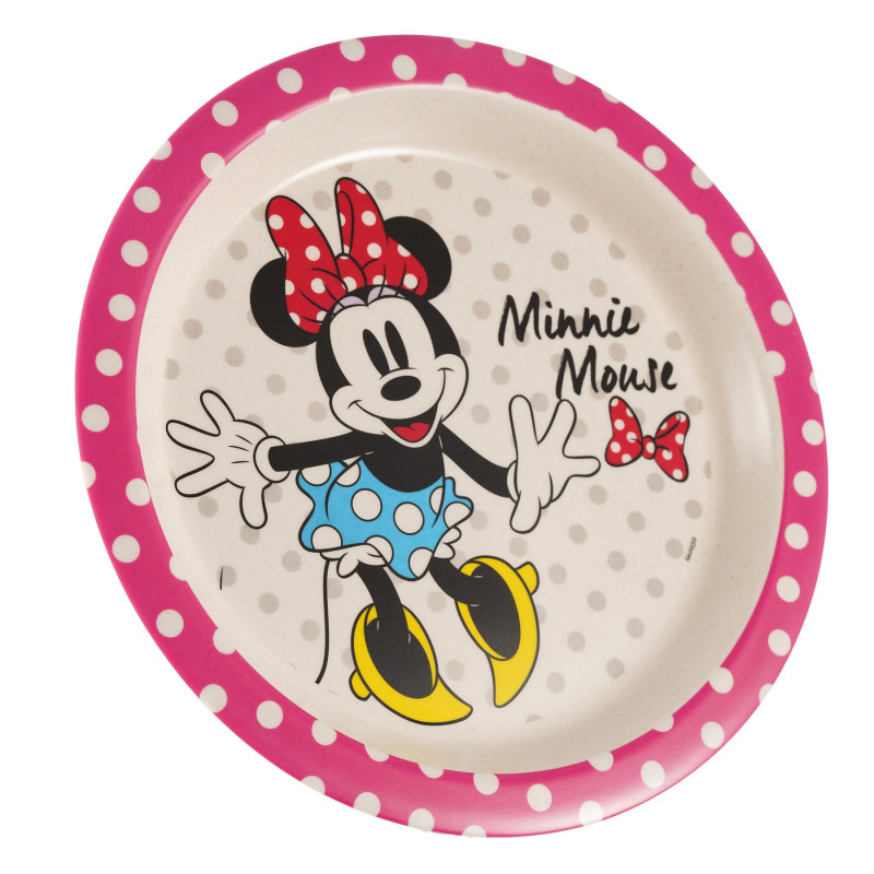 Πιάτο μπαμπού με εικόνα της Minnie Mouse  283235