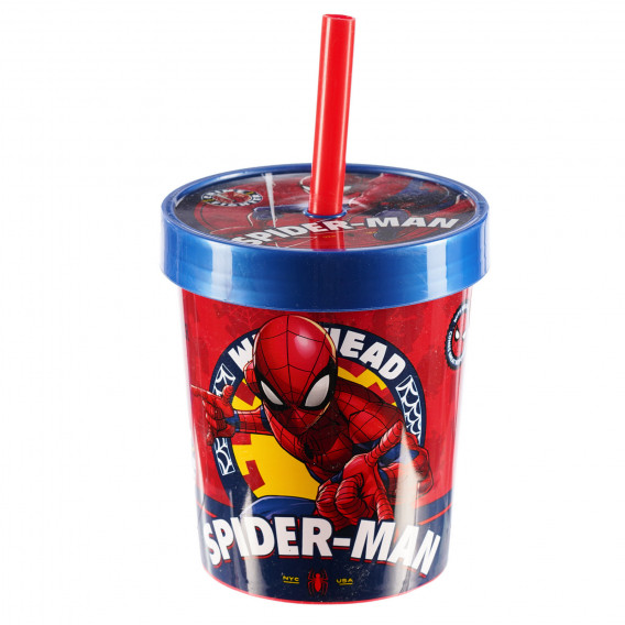 Κύπελλο με εικόνα Spiderman στο καπάκι Stor 283287 