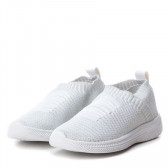 Αθλητικά παπούτσια για κορίτσια με καθαρό σχέδιο, λευκό XTI 28377 