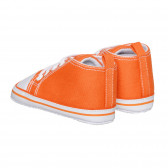 Βρεφικά Αθλητικά παπούτσια με λευκές λεπτομέρειες, πορτοκαλί Playshoes 283791 2