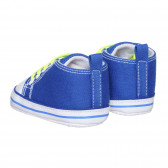 Αθλητικά παπούτσια με πράσινες λεπτομέρειες, σε μπλε χρώμα Playshoes 283817 2