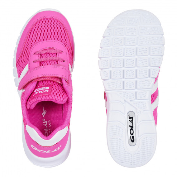 Αθλητικά παπούτσια με λευκές πινελιές, ροζ. Gola 284263 3