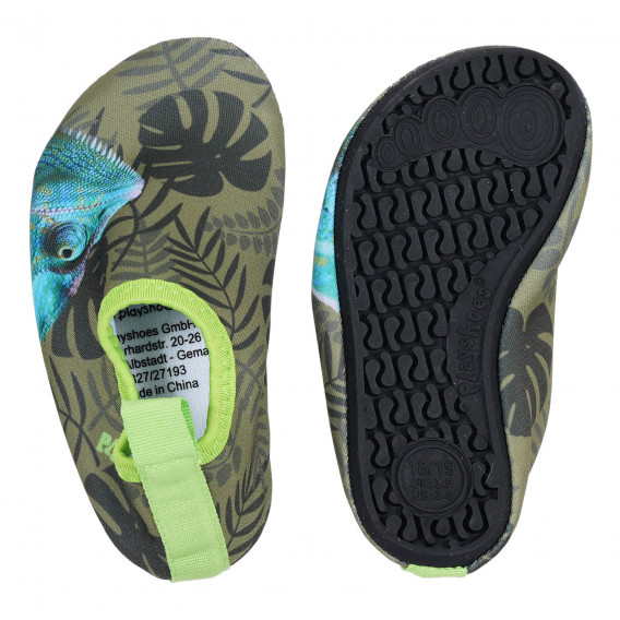 Παπούτσια θαλάσσης με floral print, πολύχρωμα Playshoes 284436 3