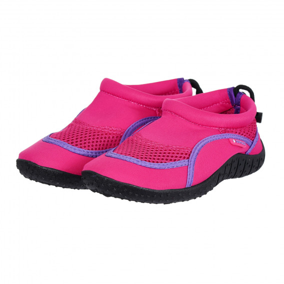 Παπούτσια θαλάσσης, με μοβ λεπτομέρειες, ροζ Cool-Shoe 284506 