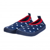 Παπούτσια θαλάσσης, με στάμπα καρδιές , σκούρο μπλε Playshoes 284582 