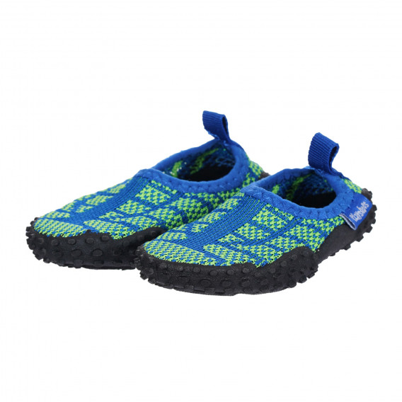 Παπούτσια θαλάσσης, με χρωματιστές λεπτομέρειες, μπλε Playshoes 284588 