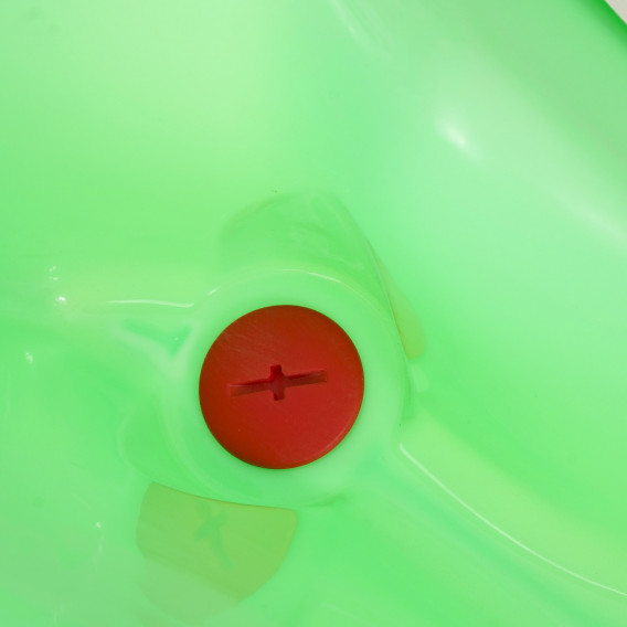 Πράσινη ανατομική μπανιέρα Onda με ένδειξη μέγιστης στάθμης νερού OK Baby 284872 3