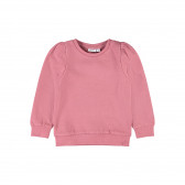 Μπλούζα από οργανικό βαμβάκι, με μακριά μανίκια, ροζ Name it 285278 