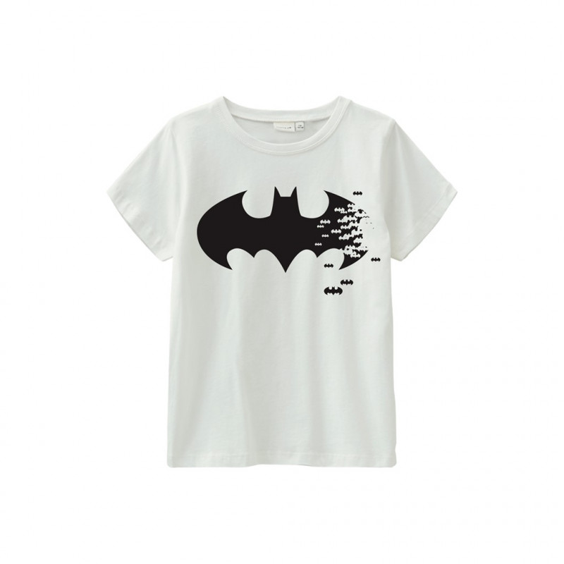 Μπλουζάκι από οργανικό βαμβάκι Batman, λευκό  285301