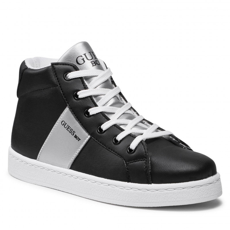 Αθλητικά παπούτσια Lucas με ασημί τόνους, μαύρα  285443