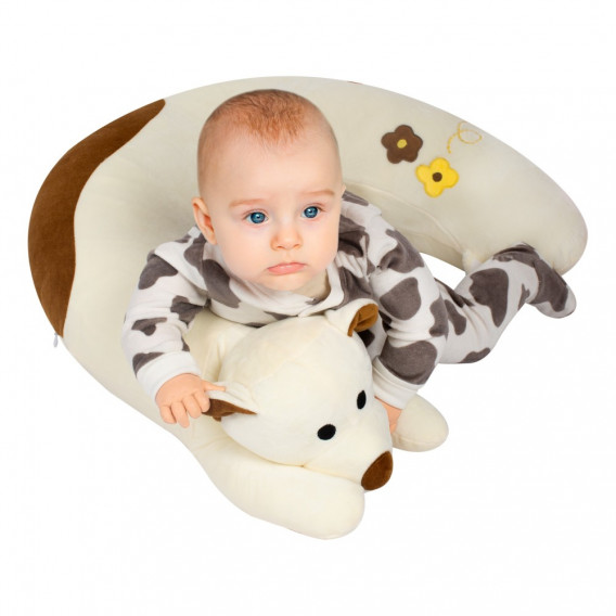 Πολυλειτουργικό μαξιλάρι για έγκυες και θηλάζουσες γυναίκες, Αρκούδα Sevi Baby 285578 4