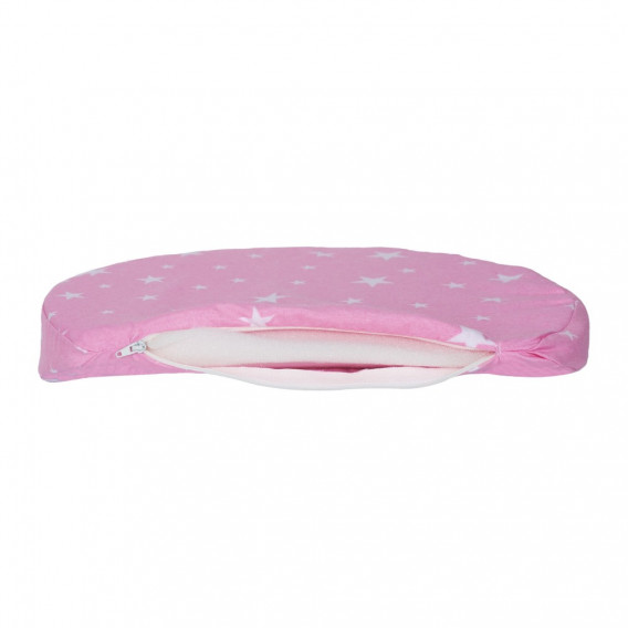 Ροζ μαξιλάρι με αστέρια απλικέ για εγκύους Sevi Baby 285661 2