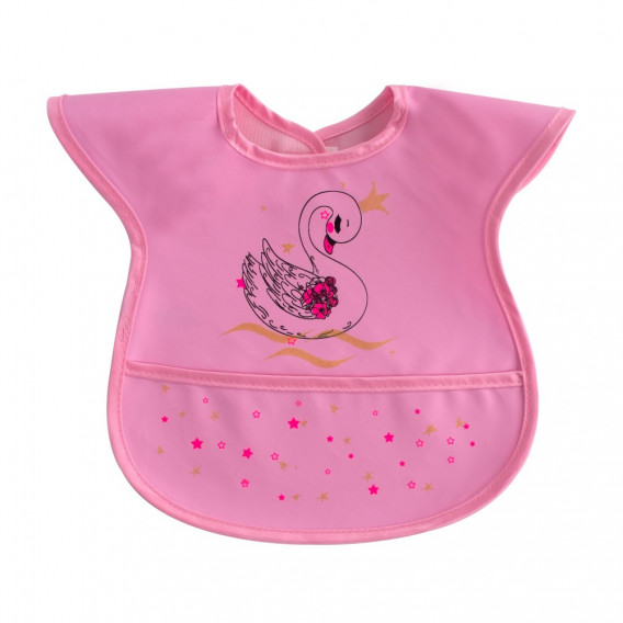 Σαλιάρα με τσέπη, σε ροζ χρώμα Sevi Baby 285887 2