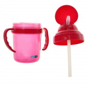 Ροζ κούπα με σε πλαστικό των 190 ml BebeDue 286209 3