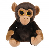 Βελούδινο παιχνίδι μαϊμού με μάτια μπρόκαλο, 24 cm Dino Toys 286217 