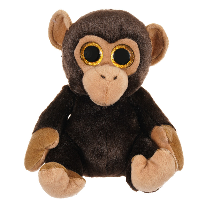 Βελούδινο παιχνίδι μαϊμού με μάτια μπρόκαλο, 24 cm  286217
