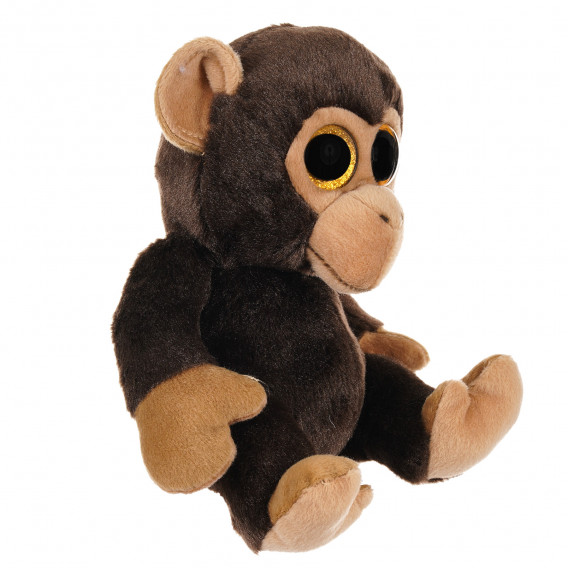 Βελούδινο παιχνίδι μαϊμού με μάτια μπρόκαλο, 24 cm Dino Toys 286218 2