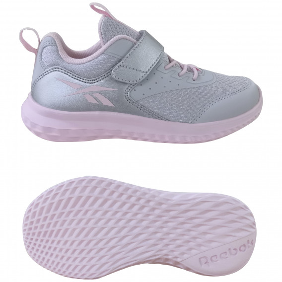 Αθλητικά παπούτσια RUSH RUNNER 4.0 ALT σε γκρι και ροζ χρώμα Reebok 286339 4