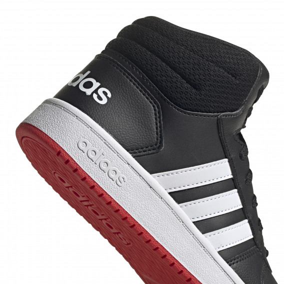 Μαύρα ψηλά sneakers Adidas HOOPS MID 2.0 K Adidas 286452 6