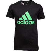 Βαμβακερό μπλουζάκι Adidas σε μαύρο χρώμα Adidas 286515 