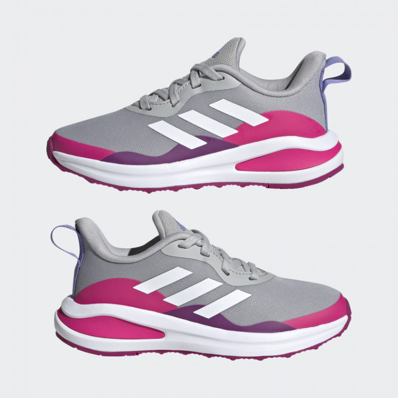 Adidas FortaRun K sneakers σε γκρι χρώμα  286535
