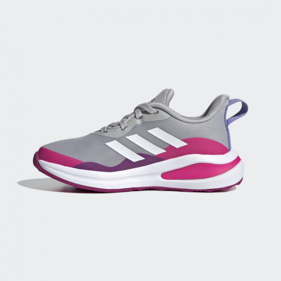 Adidas FortaRun K sneakers σε γκρι χρώμα Adidas 286541 7