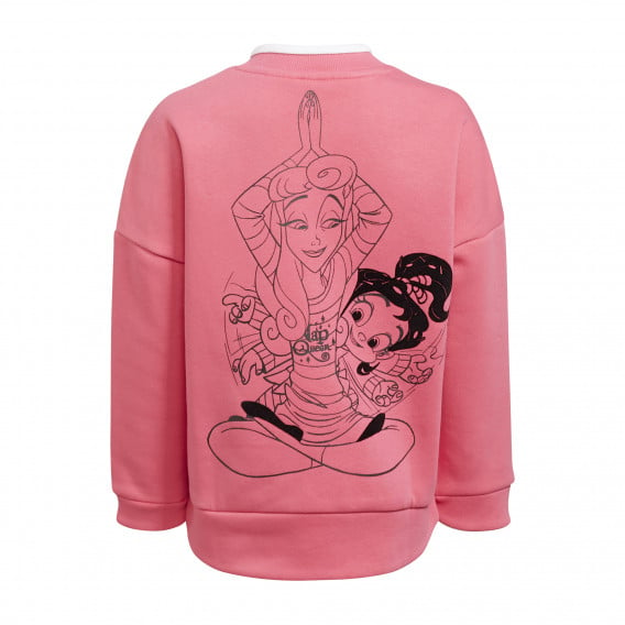 Φούτερ Adidas Disney Princesses, ροζ για κορίτσια Adidas 286784 5