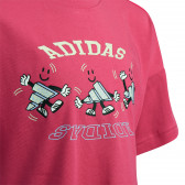 T-shirt Adidas 'Happy feet', ροζ για κορίτσια Adidas 286817 4