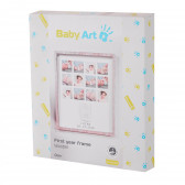 Ξύλινο πλαίσιο για φωτογραφίες και αποτυπώματα - My First First Year Baby Art 286952 2