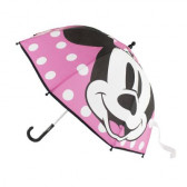 Παιδική ομπρέλα με στάμπα Minnie Mouse, ροζ για κορίτσια Minnie Mouse 287031 