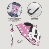 Παιδική ομπρέλα με στάμπα Minnie Mouse, ροζ για κορίτσια Minnie Mouse 287034 4