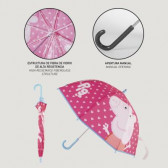 Παιδική ομπρέλα χειρός με στάμπα Peppa Pig, ροζ Peppa pig 287038 4