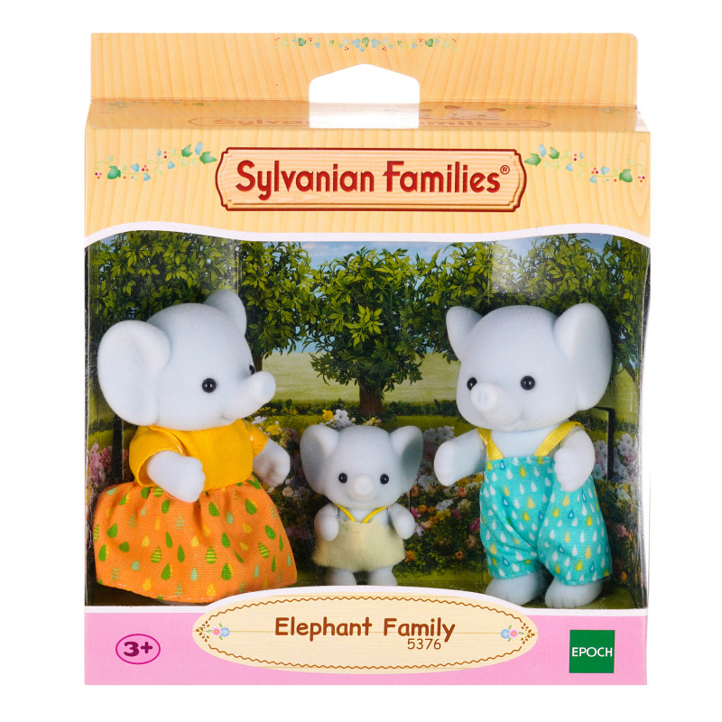 Σετ φιγούρες Sylvanian Families - Οικογένεια ελεφάντων, 3 μέρη  287258