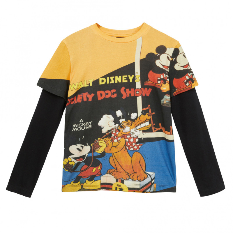 Μπλούζα μακρυμάνικη Mickey Mouse, πολύχρωμη  287526