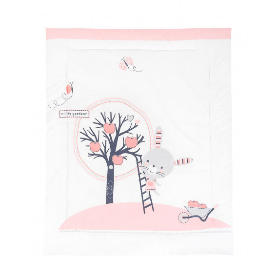 Ελαφριά κουβέρτα Ranfors Pink Bunny 90 x 110 cm Kikkaboo 287843 