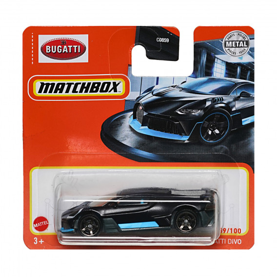 Μεταλλικό καρτ, Matchbox, Bugatti divo Matchbox 288068 