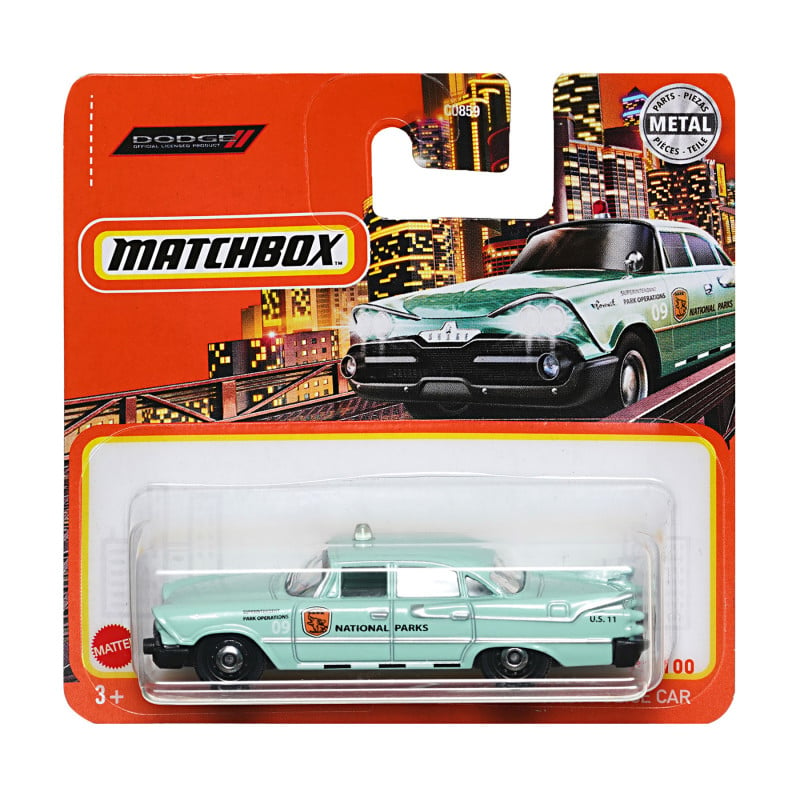 Μεταλλικό καρτ, Matchbox, αστυνομικό αυτοκίνητο Dodge coronet  288075