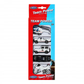 Μινιατούρες-Καρτ Team Power - σετ 5 τεμαχίων - POLICE WELLY 288121 12