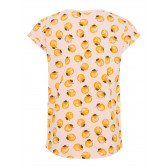 Βαμβακερή μπλούζα με κοντά μανίκια και φρουτώδες κίτρινο σχέδιο για κορίτσι Name it 28821 2