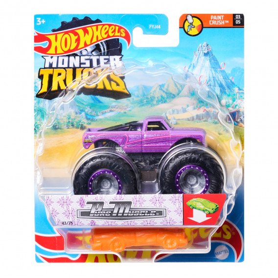 Big buggy Monster Trucks 1:64, Καθαρός μυς Hot Wheels 288818 