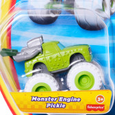 Μεταλλικό φορτηγό Blaze, πράσινο με λευκά ελαστικά Hot Wheels 289045 2